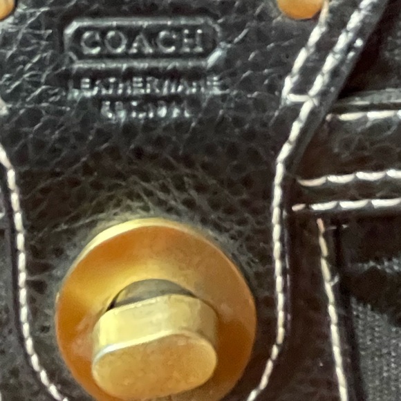 Coach signature print crossbody bag side os - Picture 13 of 15